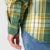 Erkek Geniş Kesim Uzun Kolluklu Twill Ekose Gömlek - Alev Dirençli Gömlekler