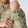 Erkek Geniş Kesim Uzun Kolluklu Twill Ekose Gömlek - Alev Dirençli Gömlekler