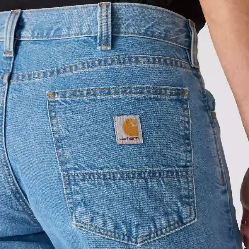 Erkek Gevşek Düz Kesim İş Kot Pantolonu
