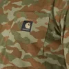 Erkek Irvine Gevşek Kesim Kamuflaj Gömlek