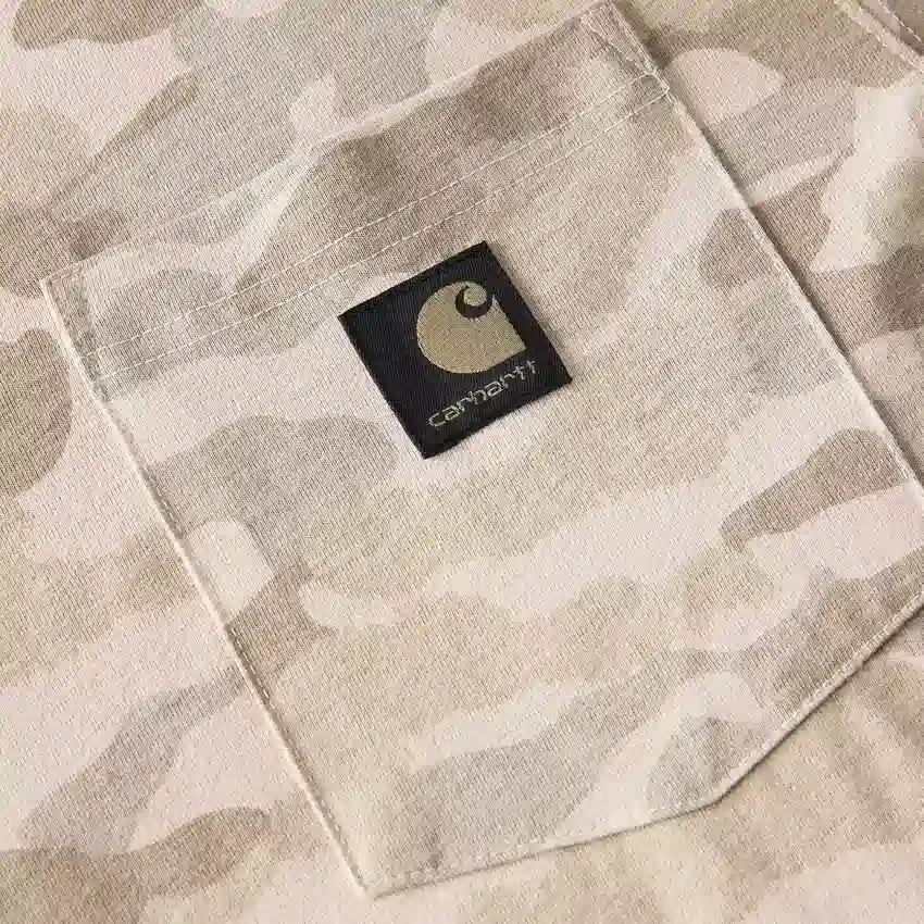 Erkek Irvine Gevşek Kesim Kamuflaj Gömlek