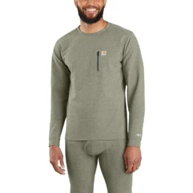 Erkek İçlik Termal Gömlek - carhartt Force® - Ağır - Melanj Örme