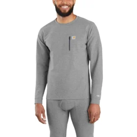 Erkek İçlik Termal Gömlek - carhartt Force® - Ağır - Melanj Örme
