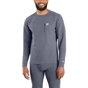 Erkek İçlik Termal Gömlek - carhartt Force® - Ağır - Melanj Örme