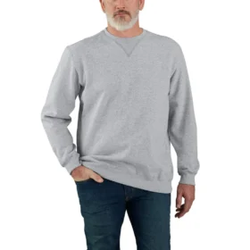 Erkek Marquette Bol Kesim Orta Ağırlıkta Bisiklet Yaka Sweatshirt