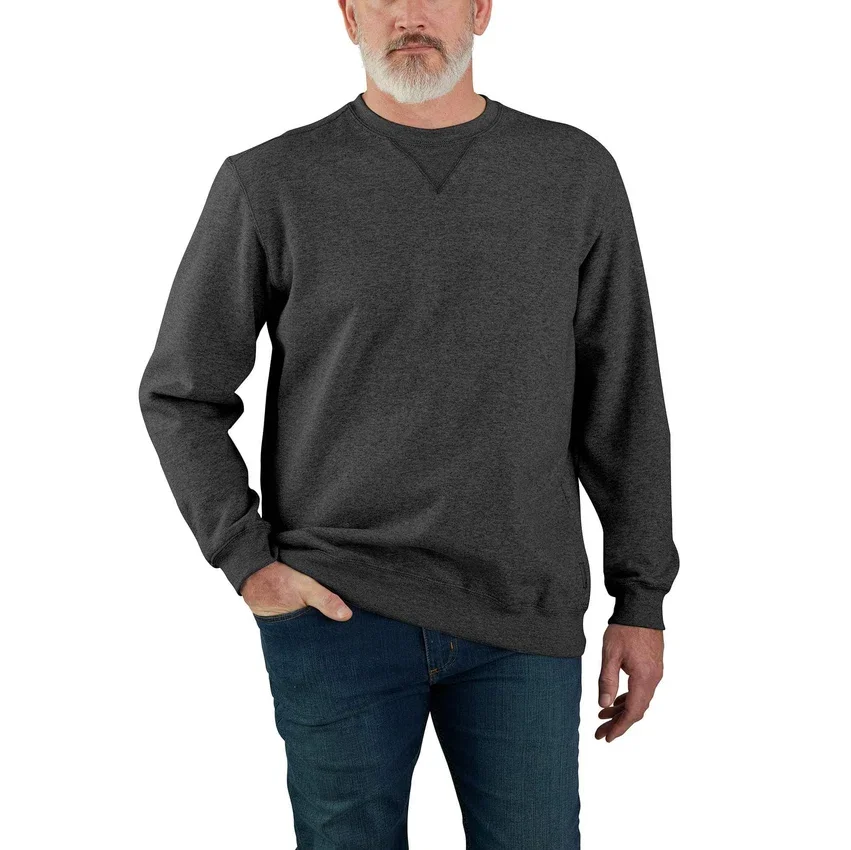 Erkek Marquette Bol Kesim Orta Ağırlıkta Bisiklet Yaka Sweatshirt