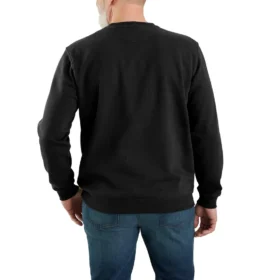 Erkek Marquette Bol Kesim Orta Ağırlıkta Bisiklet Yaka Sweatshirt