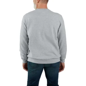 Erkek Marquette Bol Kesim Orta Ağırlıkta Bisiklet Yaka Sweatshirt