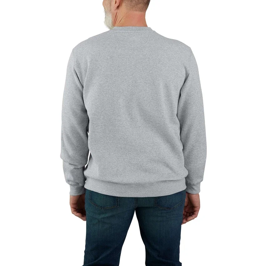Erkek Marquette Bol Kesim Orta Ağırlıkta Bisiklet Yaka Sweatshirt