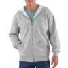 Erkek Marquette Bol Kesim Tam Fermuarlı Kapüşonlu Sweatshirt