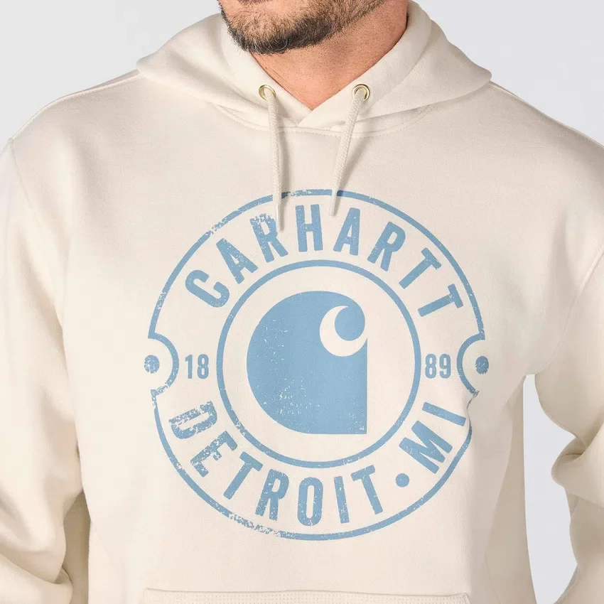 Erkek Marquette Detroit Grafik Kapüşonlu Sweatshirt