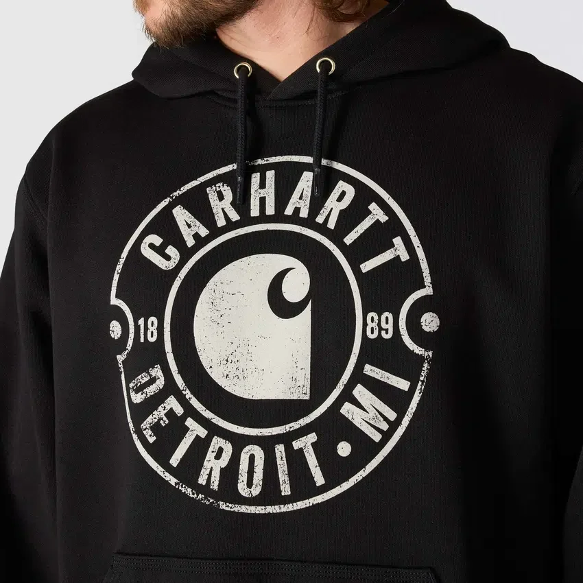 Erkek Marquette Detroit Grafik Kapüşonlu Sweatshirt