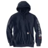 Erkek Marquette Force Logo Kapüşonlu Sweatshirt - Alev Dirençli Kapüşonlu sweatshirtler