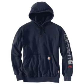 Erkek Marquette Force Logo Kapüşonlu Sweatshirt - Alev Dirençli Kapüşonlu sweatshirtler