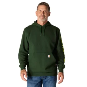 Erkek Marquette Force Logo Kapüşonlu Sweatshirt - Alev Dirençli Kapüşonlu sweatshirtler