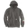 Erkek Marquette Force Logo Kapüşonlu Sweatshirt - Alev Dirençli Kapüşonlu sweatshirtler