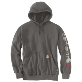 Erkek Marquette Force Logo Kapüşonlu Sweatshirt - Alev Dirençli Kapüşonlu sweatshirtler