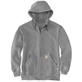 Erkek Marquette Fr Force Tam Fermuarlı Kapüşonlu Sweatshirt - Alev Dirençli Kapüşonlu sweatshirtler