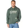 Erkek Marquette Shamrock Grafik Kapüşonlu Sweatshirt - Aziz Patrick Günü Sweatshirt