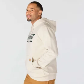 Erkek Marquette Shamrock Grafik Kapüşonlu Sweatshirt – Aziz Patrick Günü Sweatshirt