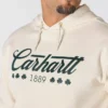Erkek Marquette Shamrock Grafik Kapüşonlu Sweatshirt - Aziz Patrick Günü Sweatshirt