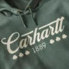 Erkek Marquette Shamrock Grafik Kapüşonlu Sweatshirt - Aziz Patrick Günü Sweatshirt