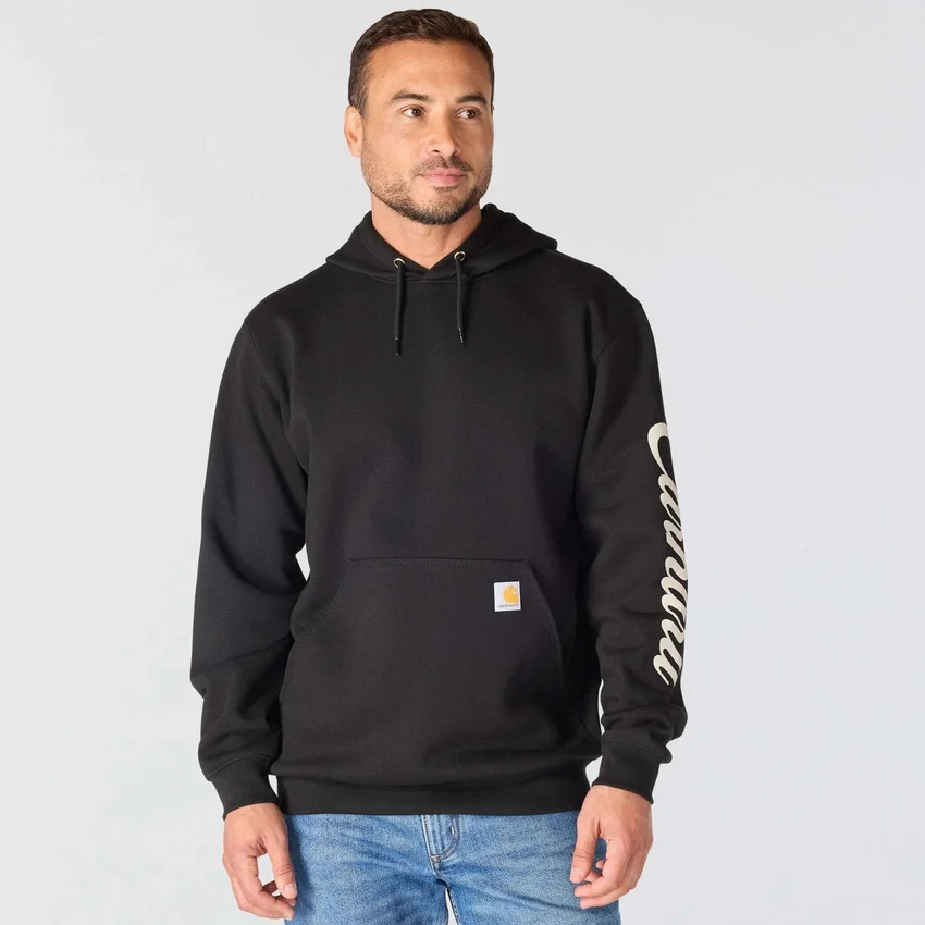 Erkek Marquette Shamrock Yazılı Grafik Kapüşonlu Sweatshirt - Aziz Patrick Günü Sweatshirt