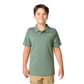 Erkek Çocuk Kısa Kolluklarlı Force Sun Defender™ Polo (Çocuk/Bebek)
