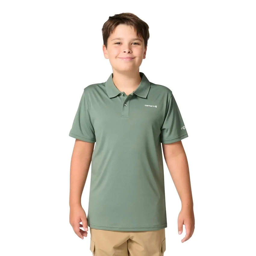 Erkek Çocuk Kısa Kolluklarlı Force Sun Defender™ Polo (Çocuk/Bebek)