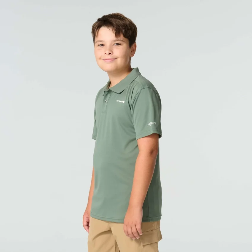 Erkek Çocuk Kısa Kolluklarlı Force Sun Defender™ Polo (Çocuk/Bebek)
