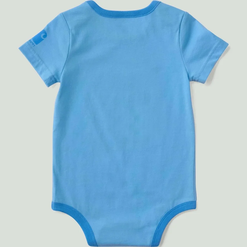 Erkek Çocuk Kısa Kolluklu Balıkçılık Bodysuit (Bebek)