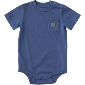 Erkek Çocuk Kısa Kolluklu Cepli Bodysuit (Bebek)