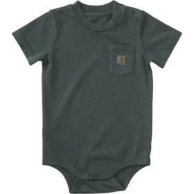 Erkek Çocuk Kısa Kolluklu Cepli Bodysuit (Bebek)