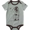 Erkek Çocuk Kısa Kolluklu Köpek Desenli Bodysuit (Bebek)