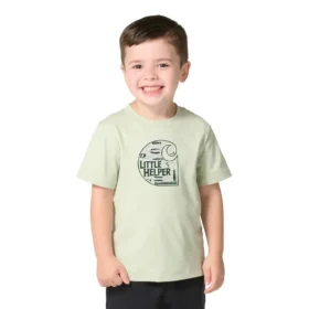 Erkek Çocuk Kısa Kolluklu Little Helper Tişört (Çocuk/Bebek)