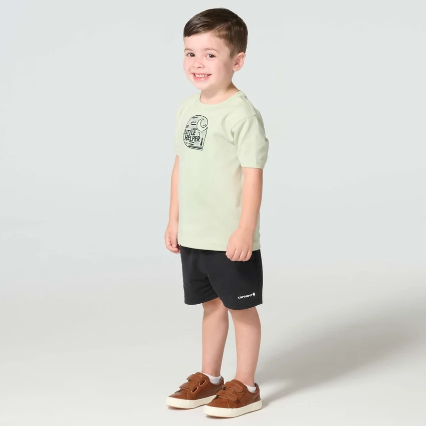 Erkek Çocuk Kısa Kolluklu Little Helper Tişört (Çocuk/Bebek)