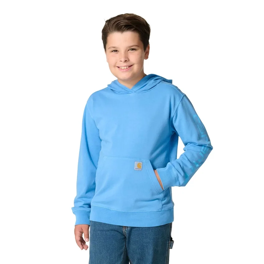 Erkek Çocuk Uzun Kolluklu Yeniden Tasarlanmış Giysi Boyalı Sweatshirt (Çocuk/Genç)