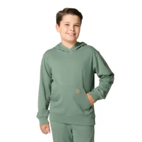 Erkek Çocuk Uzun Kolluklu Yeniden Tasarlanmış Giysi Boyalı Sweatshirt (Çocuk/Genç)