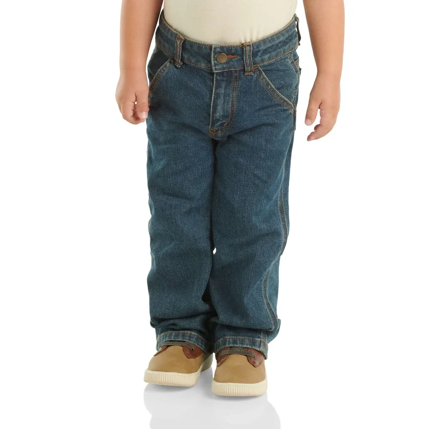 Erkek Çocuk Yıkanmış Denim Tulum (Bebek/Küçük Çocuk)