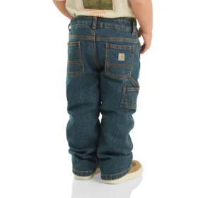 Erkek Çocuk Yıkanmış Denim Tulum (Bebek/Küçük Çocuk)