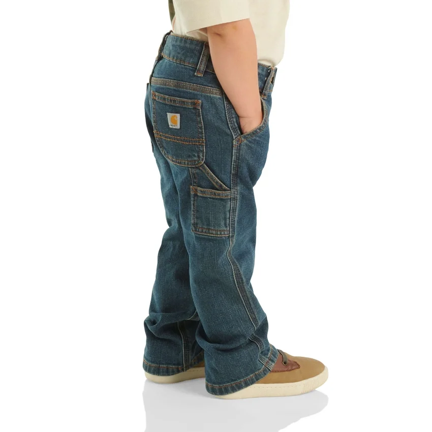 Erkek Çocuk Yıkanmış Denim Tulum (Bebek/Küçük Çocuk)