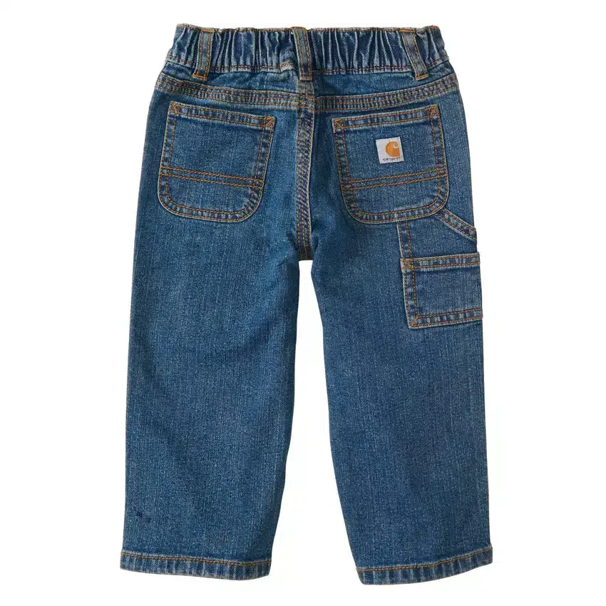 Erkek Çocuk Yıkanmış Denim Tulum (Bebek/Küçük Çocuk)