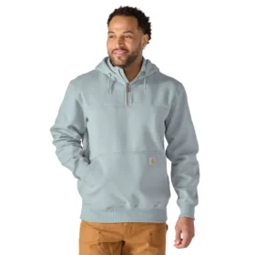 Erkek Paxton Su İtici Ağır Çekirdekli Çeyrek Fermuarlı Kapüşonlu Sweatshirt - carhartt Rain Defender Kapüşonlu sweatshirtler