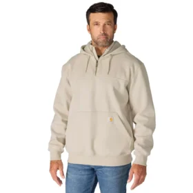 Erkek Paxton Su İtici Ağır Çekirdekli Çeyrek Fermuarlı Kapüşonlu Sweatshirt - carhartt Rain Defender Kapüşonlu sweatshirtler