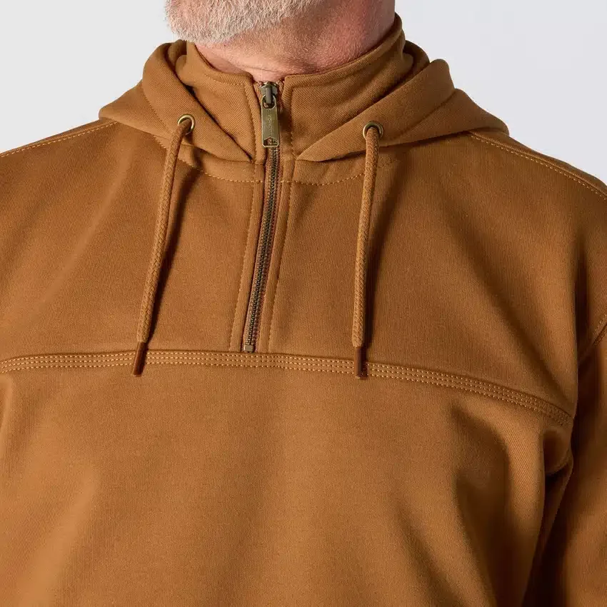 Erkek Paxton Su İtici Ağır Çekirdekli Çeyrek Fermuarlı Kapüşonlu Sweatshirt - carhartt Rain Defender Kapüşonlu sweatshirtler