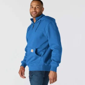 Erkek Paxton Su İtici Ağır Çekirdekli Çeyrek Fermuarlı Kapüşonlu Sweatshirt – carhartt Rain Defender Kapüşonlu sweatshirtler