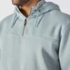 Erkek Paxton Su İtici Ağır Çekirdekli Çeyrek Fermuarlı Kapüşonlu Sweatshirt - carhartt Rain Defender Kapüşonlu sweatshirtler