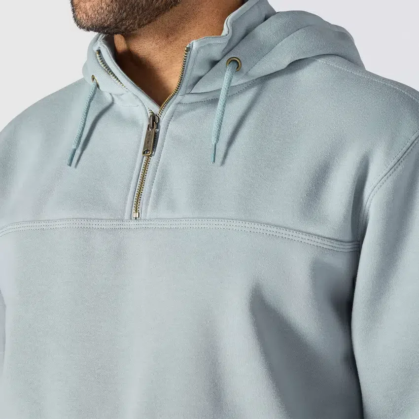 Erkek Paxton Su İtici Ağır Çekirdekli Çeyrek Fermuarlı Kapüşonlu Sweatshirt - carhartt Rain Defender Kapüşonlu sweatshirtler