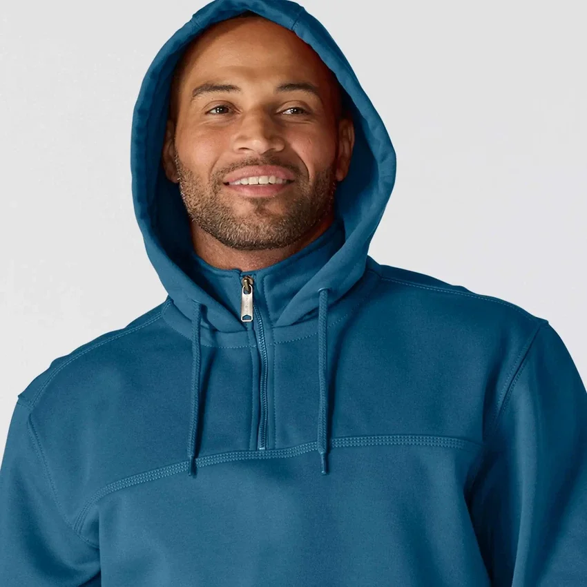 Erkek Paxton Su İtici Ağır Çekirdekli Çeyrek Fermuarlı Kapüşonlu Sweatshirt - carhartt Rain Defender Kapüşonlu sweatshirtler