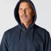 Erkek Paxton Su İtici Ağır Çekirdekli Çeyrek Fermuarlı Kapüşonlu Sweatshirt - carhartt Rain Defender Kapüşonlu sweatshirtler